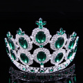 Desfile Corona de diamantes de imitación Tiara Cristal damas Coronas